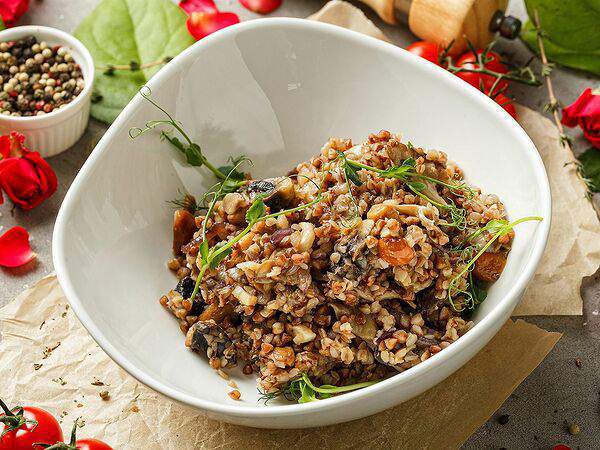 Вэлфед - Гречка с грибным ассорти и сыром пармезан