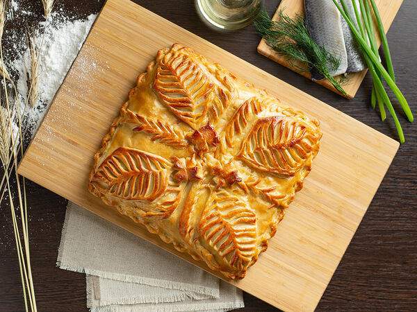 Пироги всем - Русский пирог Сельдь с травами