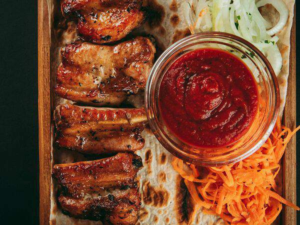 Джан шашлык - Рёбра свинины