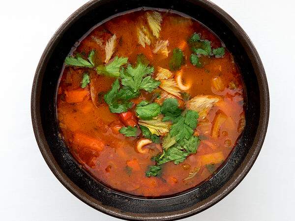 Причал - Узбекский лагман с бараниной