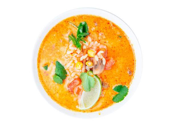 Мандарин - Тайский вегетарианский суп