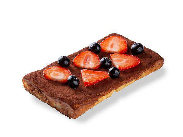 KlickKafe - Творожный десерт с клубникой