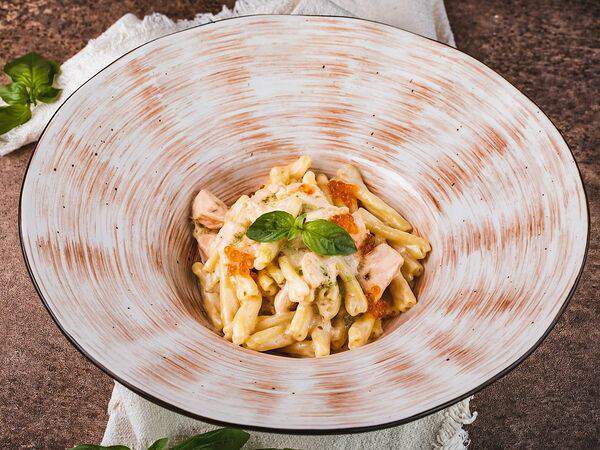 Jesstaurant - Джемелли с лососем и красной икрой