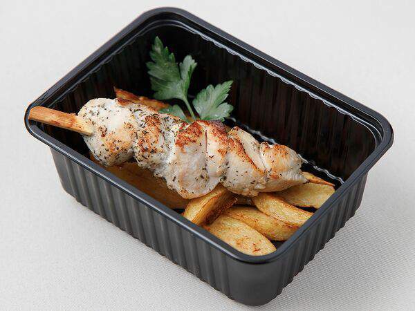 Gost Food - Шашлычок из куриного филе, картофельные дольки