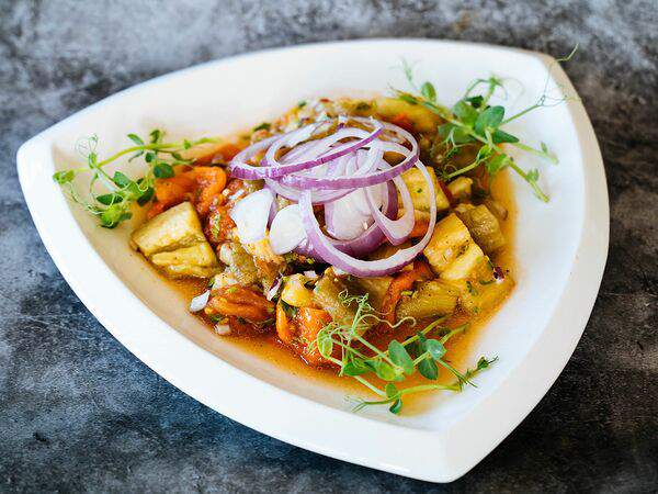 Казак и море - Салат из запеченных овощей