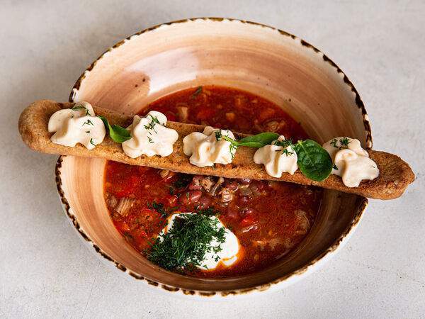 Bierloga - Густой фасолевый суп из баранины