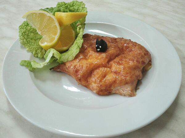 Шашлычная №15 - Филе горбуши под сырной шапочкой