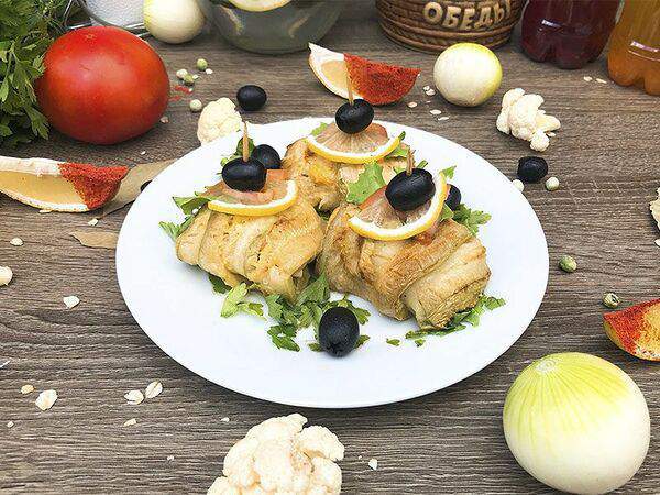 Ланч-кафе Baza Plaza - Рулетик из кабачков с курицей и сыром