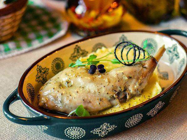 Basilico - Тушеная ножка кролика