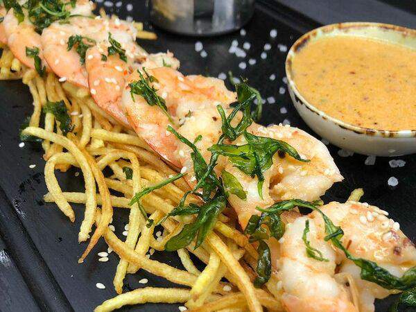 Dadli - Тигровые креветки в пряном масле с восточными специями