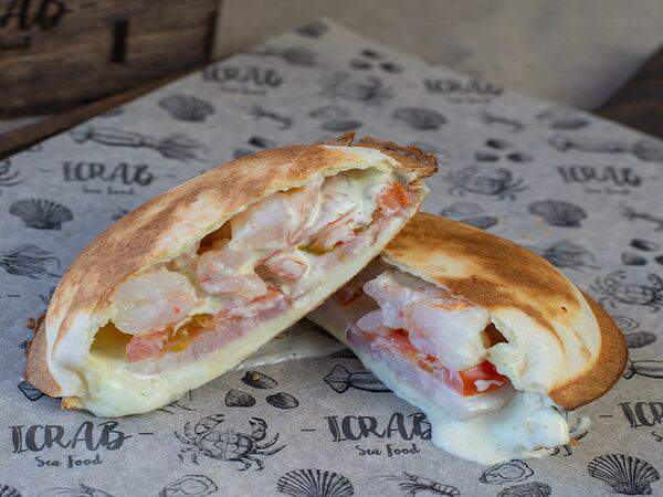 Icrab - Пита с креветкой и беконом