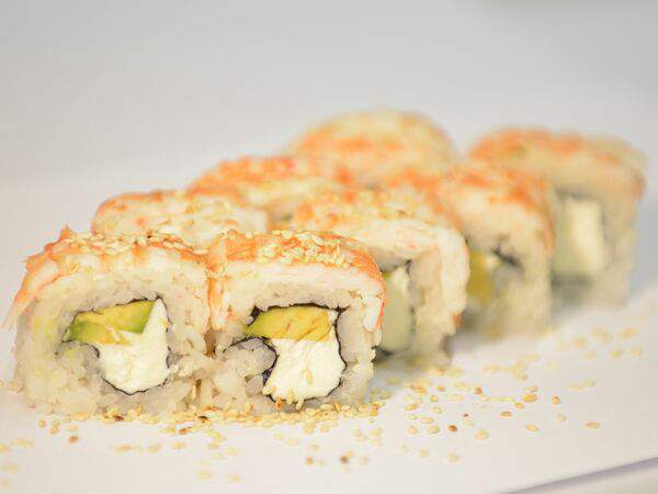 GoldenCook - Ролл Филадельфия из креветок с авокадо