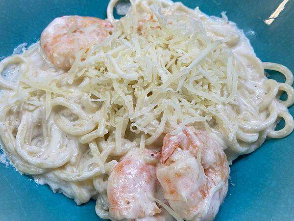 #Trava кофейня со вкусом - Паста с креветками