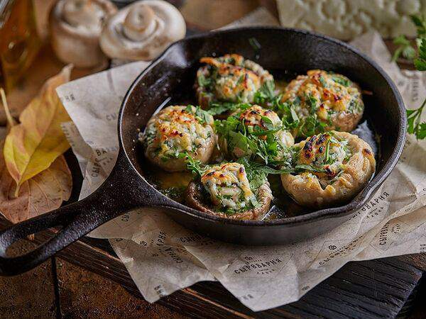 Сыроварня - Шампиньоны с чесноком и петрушкой