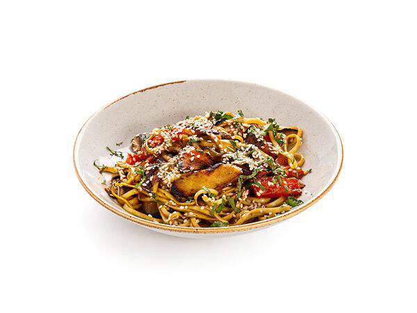 Кафе Королевский пекарь - Удон с курицей в соусе терияки