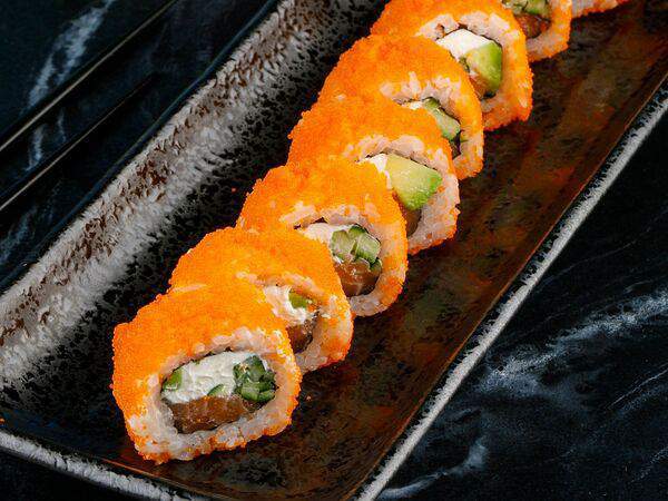 Баклажан Горьковская - Калифорния сливочная с лососем