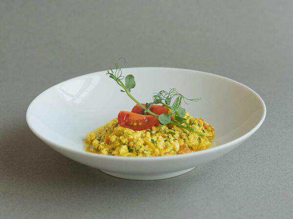 Крапива - Омлет из шелкового тофу