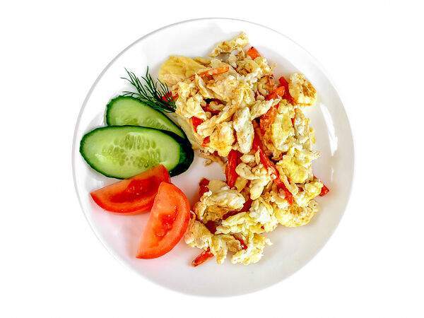 ЯркоЕда - Скрэмбл с болгарским перцем