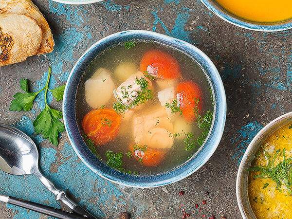 Двор Помидор - Грузинский рыбный суп