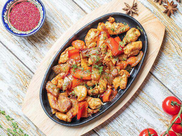 Центр плова Али-Баба - Курица на жаровне