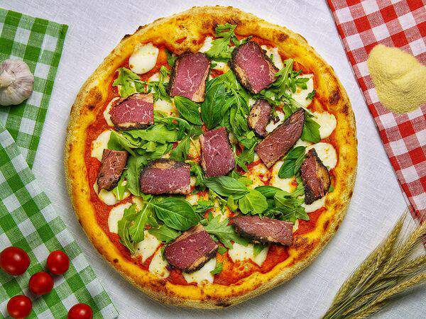 Burrata - Пицца Пастрами