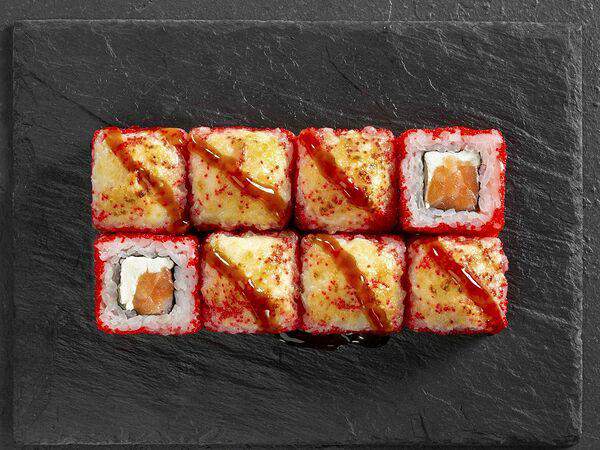 Okisushi - Запеченный ролл Лосось