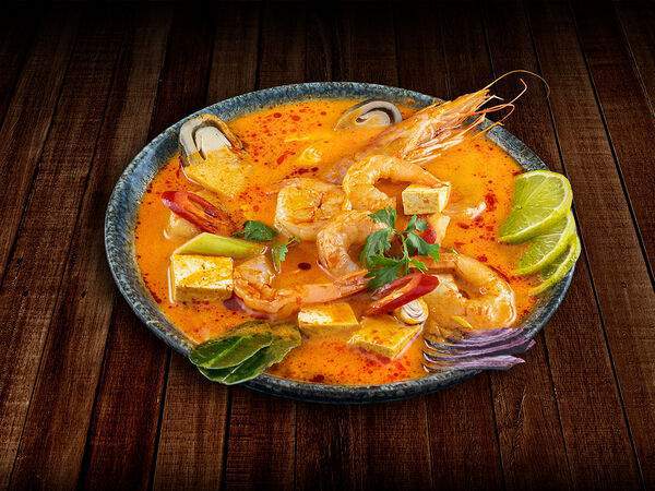 Тук-тук панда - Том Ям с креветками