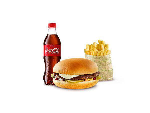 Hesburger - Большое комбо с Гамбургером