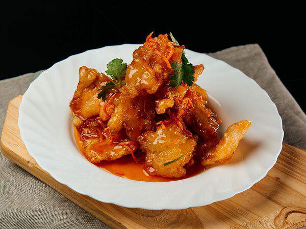 Go-Boo - Go-Boo из свинины в кисло-сладком соусе