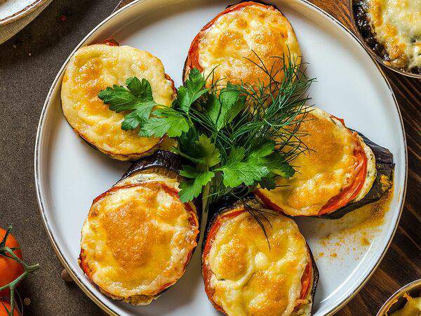 Чайхана Обишир - Баклажаны под сыром