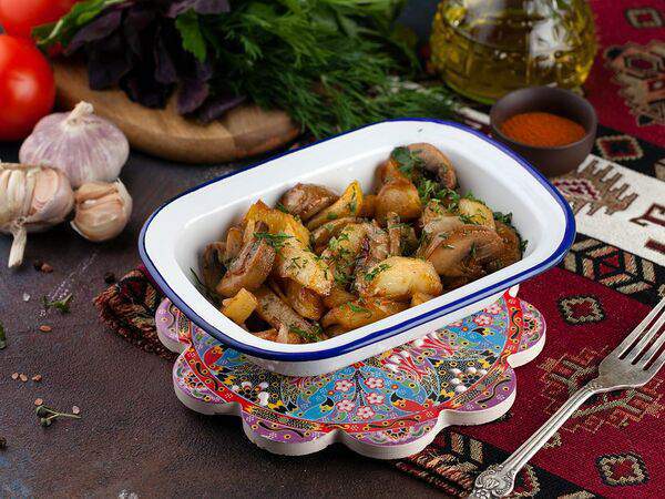 Оазис - Картофель, жареный с грибами