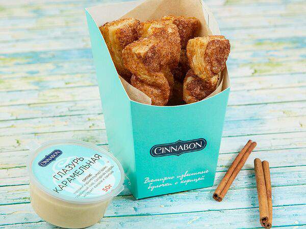 Синнабон - Синнабон Стикс с карамельной глазурью