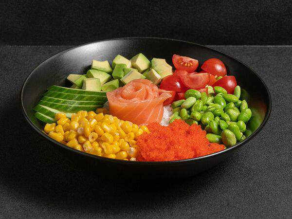 Суролл - Поке с лососем