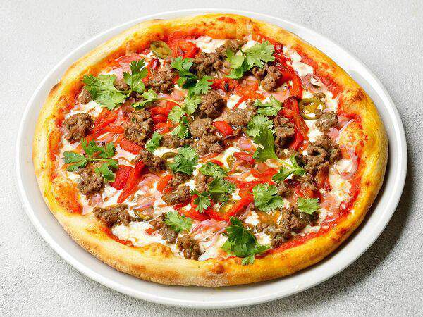 Базилик - Пицца-кебаб с красным луком