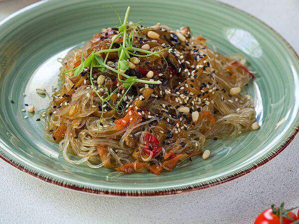 Кофейня 8512 - Фунчоза с грибами в соусе Терияки