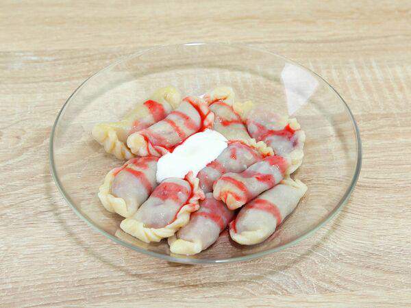 Едим дома - Вареники ручной лепки с вишней