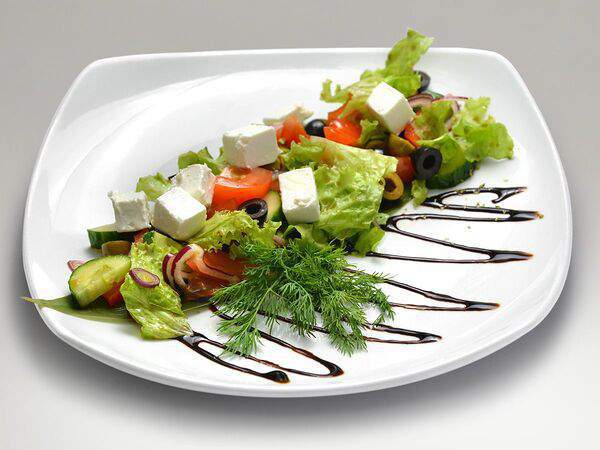 Зебры - Салат Греческий