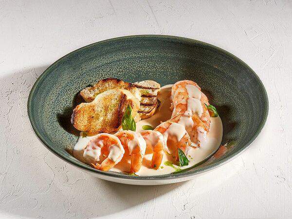 Pizzarella36 - Креветки в сливочном соусе