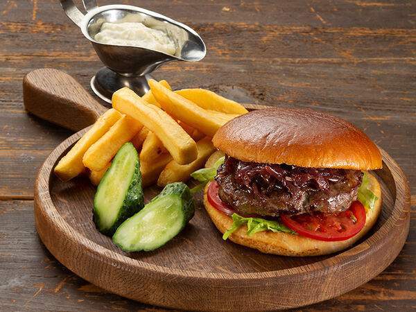 Колбасофф - Бургер Классический с фри и блю-чиз