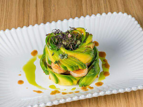 Milovita - Авокадо-бургер с креветками