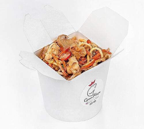 Суши Море - Вок №3 с курицей и грибами