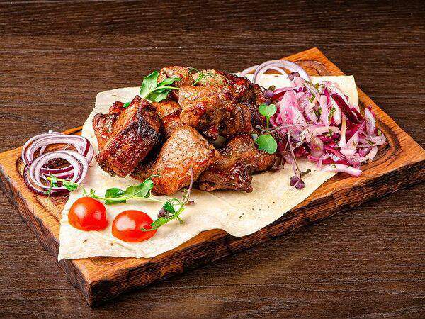 Гриль бутыль - Шашлык из cвинoй шеи