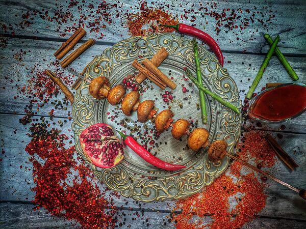 Шашлычная №1 - Шашлык из шампиньонов