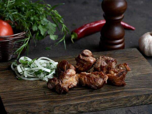 Хочу шашлык на углях - Шашлык из бараньей мякоти