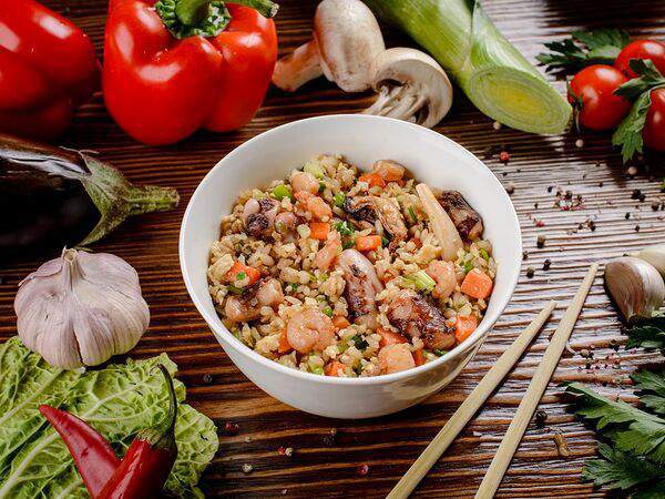 Плов хауз - Тяхан с морепродуктами