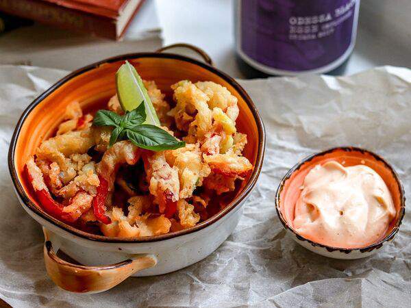 Винный бар Виновен! - Жареные морепродукты в кляре