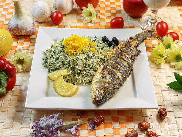 Камелия - Сабзи поло с сибасом