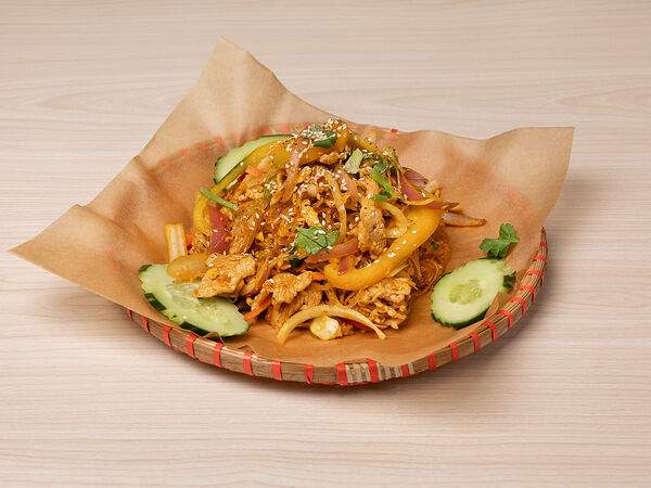 Pho dat viet вьетнамская кухня - Вок Миен сао га