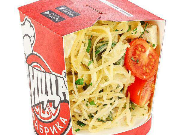 ПиццаФабрика - Паста с индейкой и шпинатом