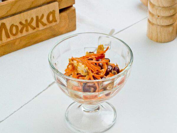 Столовая ложка - Салат с говяжьей печенью